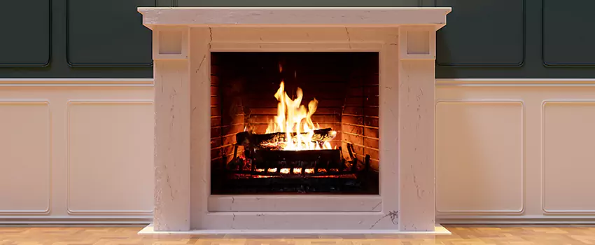 Decorative Electric Fireplace Installation in Schertz, Texas