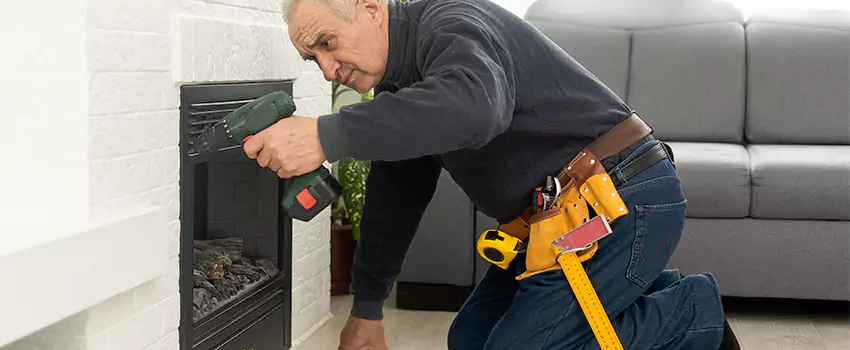 New Indoor Fireplace Installation in Schertz, Texas