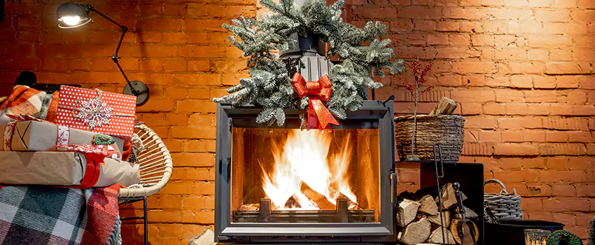 Travis Industries Linear Gas Fireplace Installation in Schertz, Texas