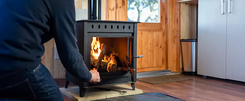 Open Hearth Wood Fireplace Installation in Schertz, TX