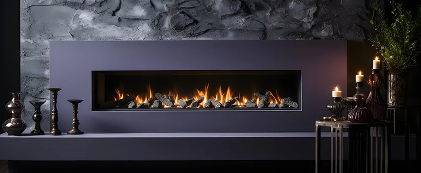 Ember Bed for Ventless Gas Fireplace in Schertz, TX