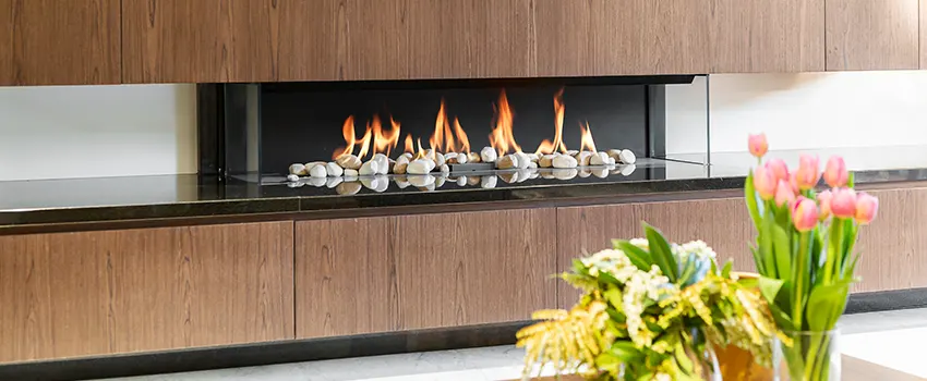 Double-height Fireplace Design Refurbishment in Schertz, Texas